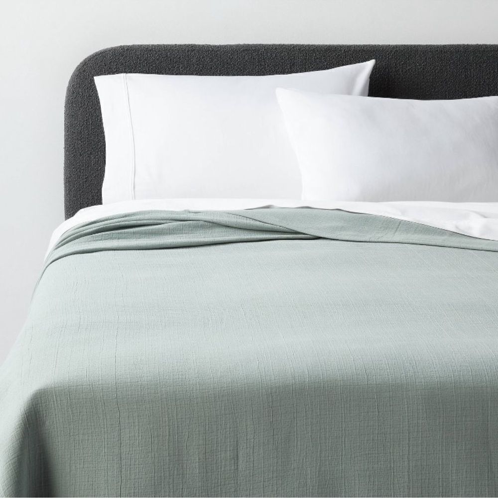 King Luxe Matelasse Coverlet Light Teal
Green -‎ Threshold